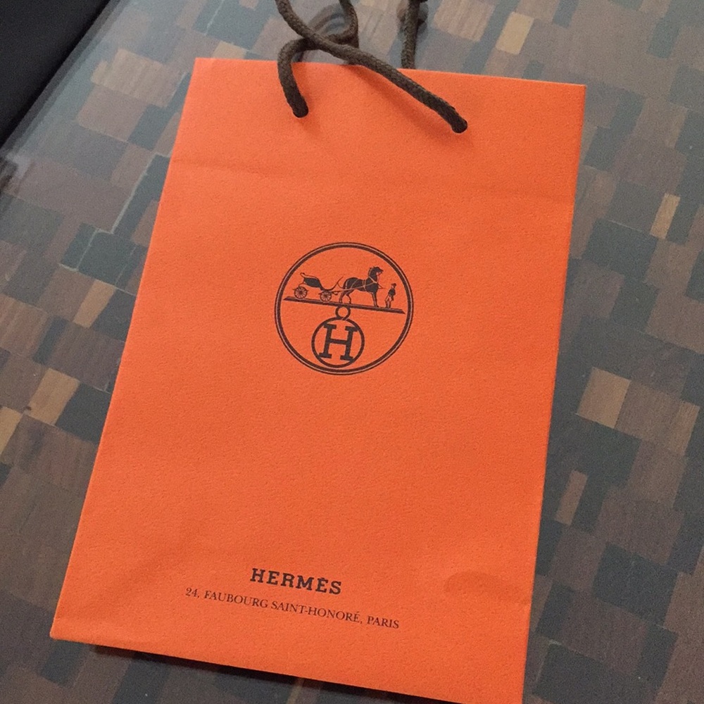 HERMES SMALL SHOPPING BAG.